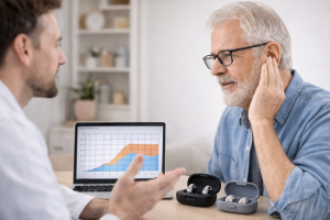 appareil auditif bilan auditif à domicile test d'audition perte d'audition audioprothésiste audilogiste Genève Vaud Lausanne Nyon