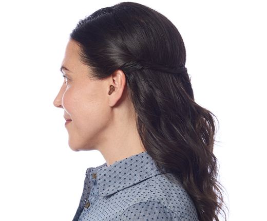 Starkey Omega AI CIC porté à l'oreille — AUDIHŌME, Genève et Vaud